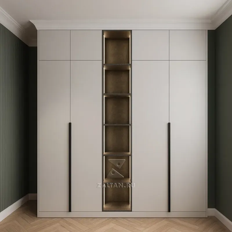 Встроенный шкаф с нишей