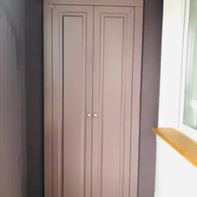 Встроенный шкаф на балкон