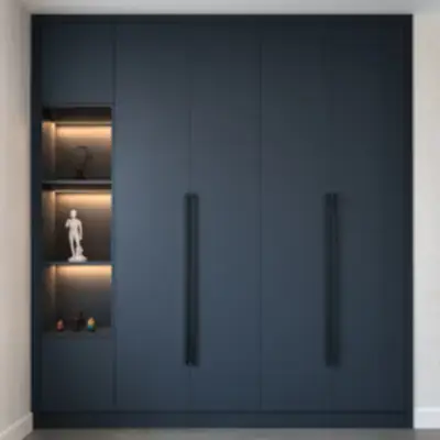 Встроенный шкаф с нишей