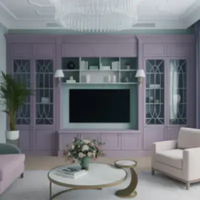 Классическая стенка в гостиную