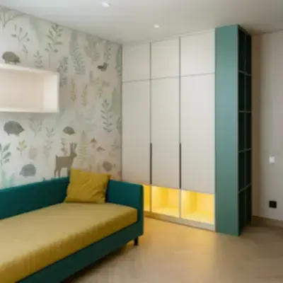 Встроенный шкаф в детскую